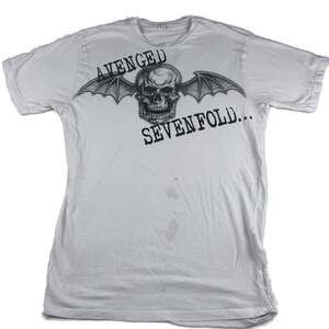 Avenged Sevenfold Deathbat White T-shirt – Hopeless Records small